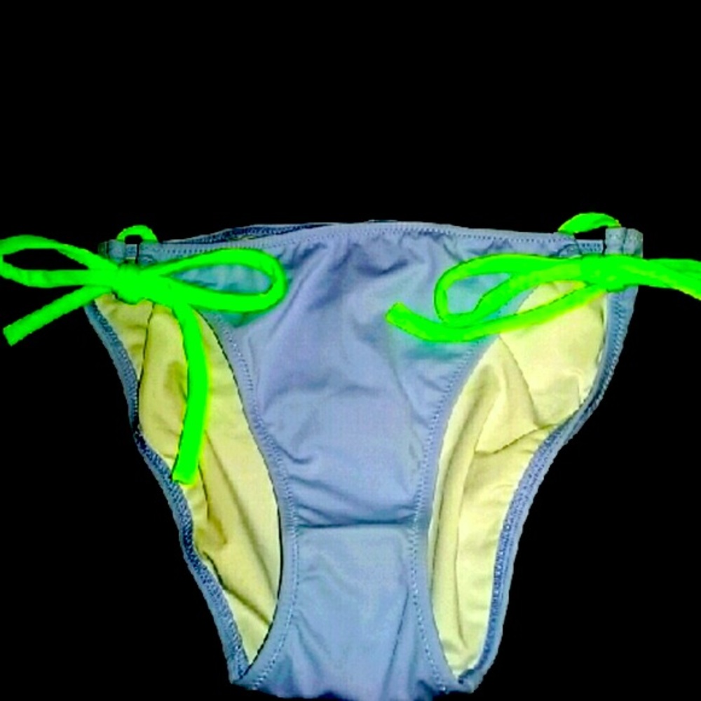 VS NWOT blue bikini bottoms size S